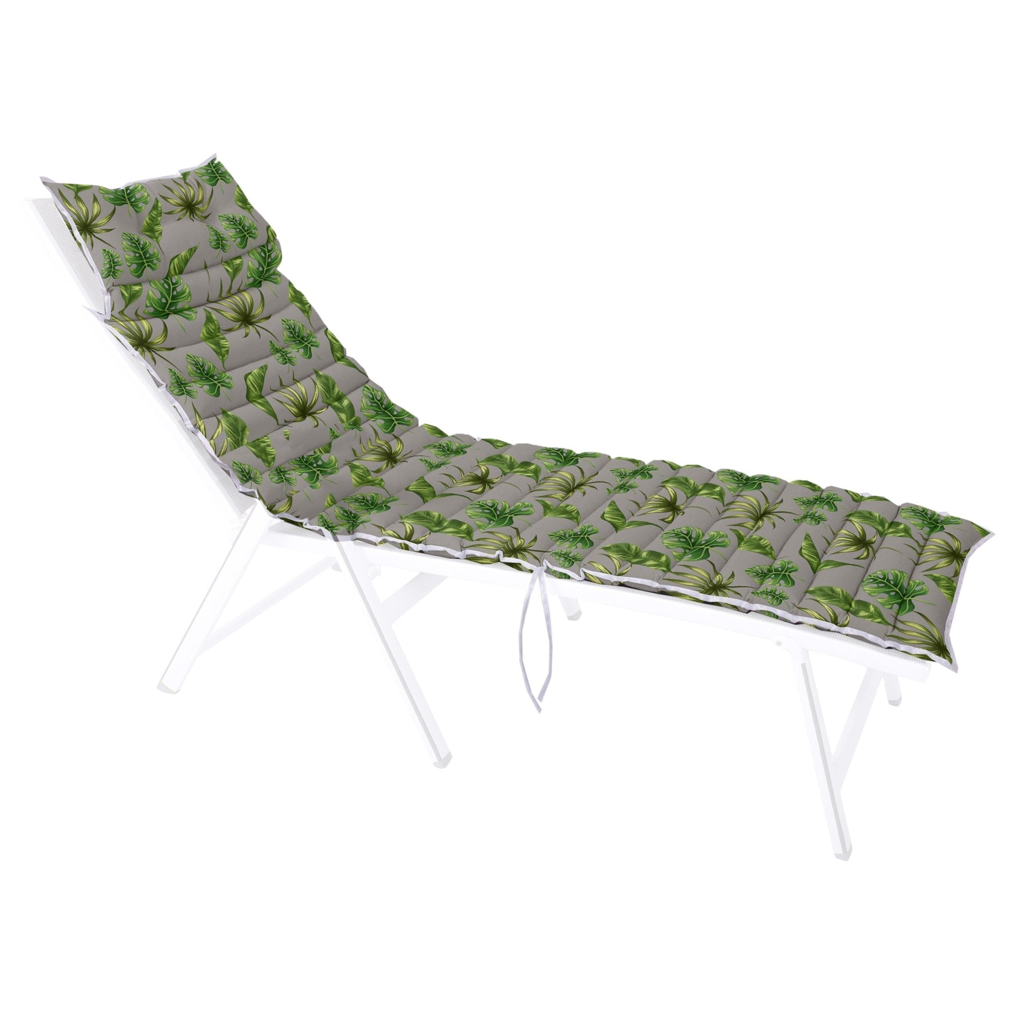 Imagen de Cojín para tumbona Cojín Para Tumbona Estampado, Tropical Gris en color de Meishida